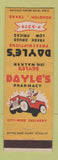 Matchbook Cover - Doyel's Drug Store Houston TX