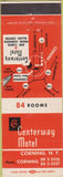 Matchbook Cover - Centerway Motel Corning NY