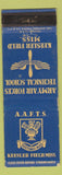 Matchbook Cover - Army Air Forces Technical School Keesler Field MS WEAR