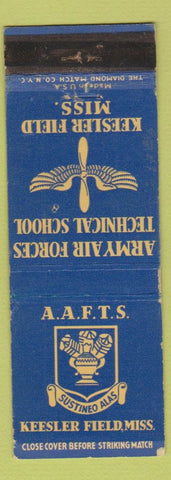 Matchbook Cover - Army Air Forces Technical School Keesler Field MS WEAR