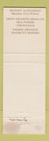 Matchbook Cover - Cloven Hoof Steak House Marengo IL