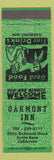Matchbook Cover - Oakmont Inn Santa Rosa CA