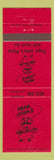 Matchbook Cover - Papa John's Pizza Winona MN