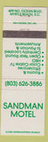 Matchbook Cover - Sandman Motel Myrtle Beach SC