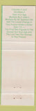 Matchbook Cover - Sandman Motel Myrtle Beach SC