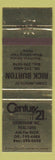 Matchbook Cover - Century 21 Real Estate Grimshaw