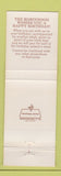 Matchbook Cover - Robinhood Restaurant Pevely MO