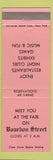 Matchbook Cover - Bourbon Street Fair Restaurant New Orleans? LA