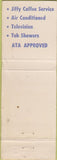 Matchbook Cover - Thrift Courts of America Perry GA motel WORN