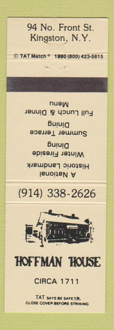 Matchbook Cover - Hoffman House Kingston NY