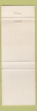 Matchbook Cover - Ricketts Chicago IL?