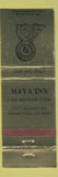 Matchbook Cover - Maya Inn Mexican Mission Viejo CA