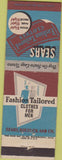 Matchbook Cover - Sears Mens Clothes tailored Johnson's Pipe Tobacco