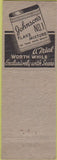 Matchbook Cover - Sears Mens Clothes tailored Johnson's Pipe Tobacco