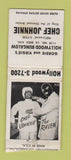 Matchbook Cover - Gordie and Virgie's Hollywood Bungalow CA BOBTAIL ODD! WEAR