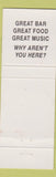 Matchbook Cover - Sol's Taco Lounge Tango Bar