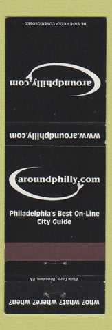Matchbook Cover - AroundPhilly.com Philadelphia PA City Guide