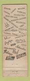 Matchbook Cover - Lake Shore Drug Chicago IL WORN Old Spice Dior Tabu Revlon