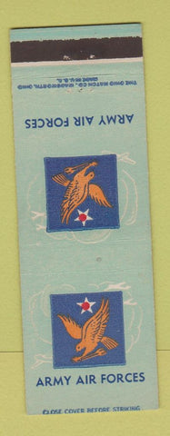 Matchbook Cover - Army Air Forces