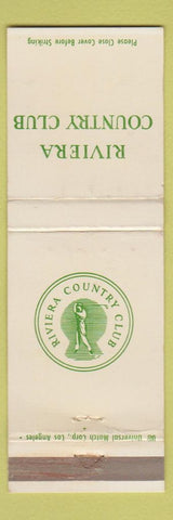 Matchbook Cover - Riviera Country Club Los Angeles CA WORN