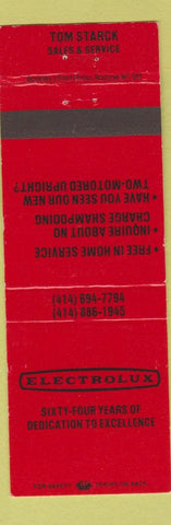 Matchbook Cover - Electrolux Tom Starck