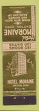 Matchbook Cover - Hotel Moraine Dayton OH