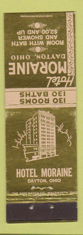 Matchbook Cover - Hotel Moraine Dayton OH