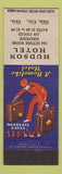 Matchbook Cover - Hudson Hotel Oklahoma City OK