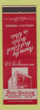 Matchbook Cover - Hotel Warner Warren OH