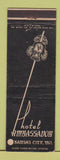Matchbook Cover - Hotel Ambassador Kansas City MO