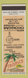 Matchbook Cover - Hotel Chicagoan Chicago IL The Tropics