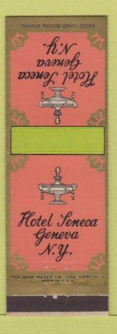 Matchbook Cover - Hotel Seneca Geneva NY deco