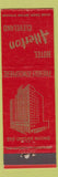 Matchbook Cover - Hotel Allerton Cleveland OH RED