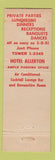 Matchbook Cover - Hotel Allerton Cleveland OH RED