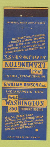 Matchbook Cover - Hotel Leamington Minneapolis MN