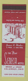 Matchbook Cover - Seneca Hotel Columbus OH