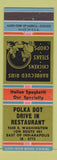 Matchbook Cover - Polka Dot Drive Inn Indianapolis IN