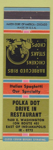 Matchbook Cover - Polka Dot Drive Inn Indianapolis IN