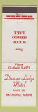 Matchbook Cover - Dumar Lodge Motel Raymond ME