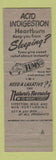 Matchbook Cover - Tums Antacid Fishing Fly Silver Doctor