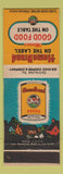 Matchbook Cover - Home Brand Foods Canned Griggs Cooper WEAR