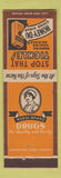 Matchbook Cover - Honey Du Cough Syrup girlie