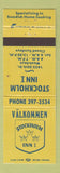 Matchbook Cover - Valkommen Stockholm Inn