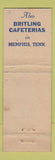 Matchbook Cover - Blue Boar Cafeteria Cleveland Louisville WEAR