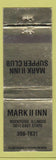 Matchbook Cover - Mark II Inn Rockford IL WEAR