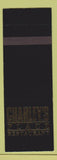 Matchbook Cover - Charley's Place Restaurant McLEan VA WEAR