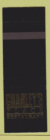 Matchbook Cover - Charley's Place Restaurant McLEan VA WEAR