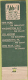 Matchbook Cover - Hotel Paramount New York City Times Square