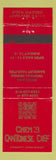 Matchbook Cover - Chen's Cantonese Chef Chinese Loves Park IL