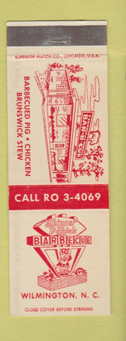 Matchbook Cover - Skinner and Daniels BBQ Wilmington DE WEAR